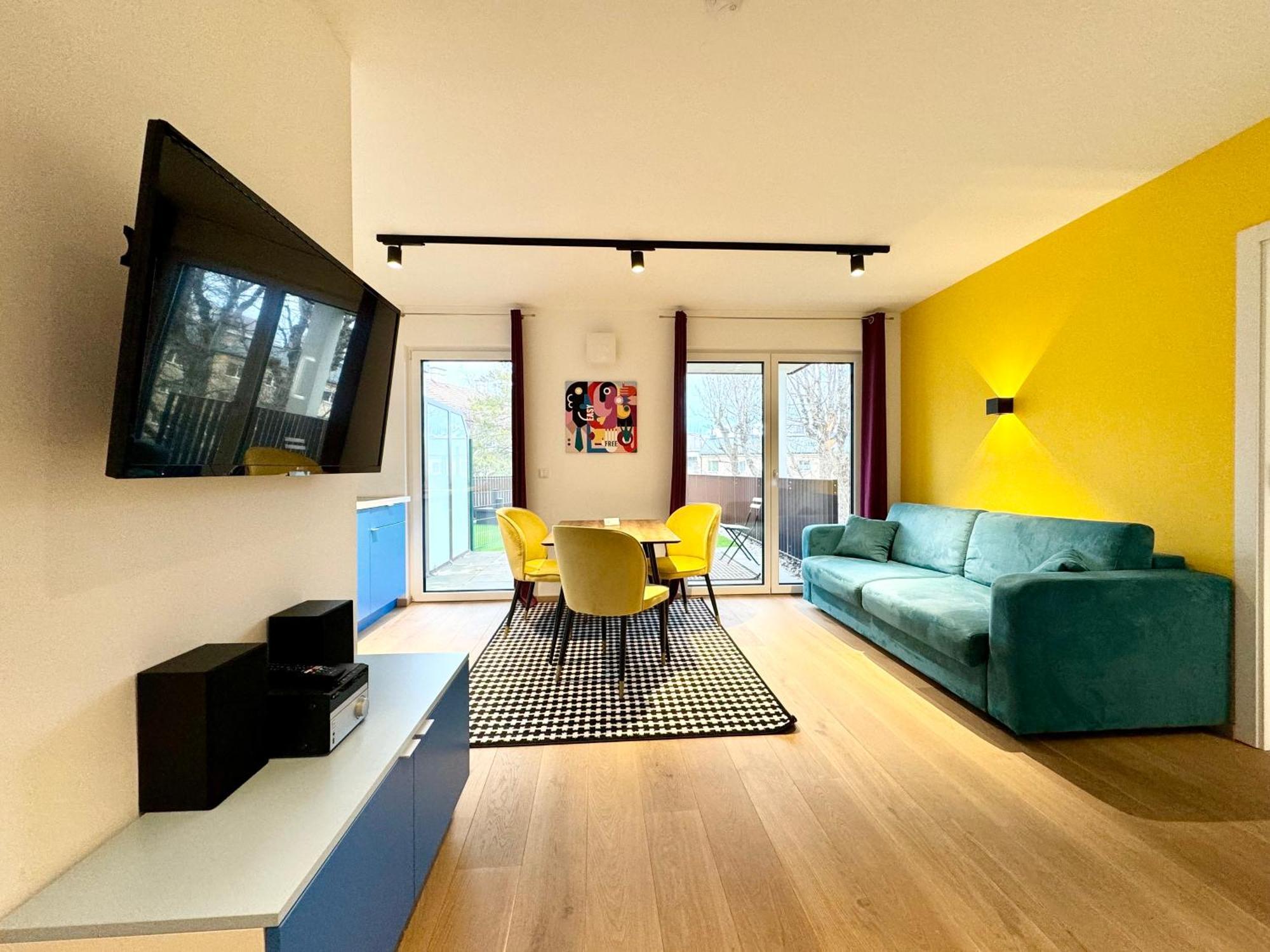 Wohnung Mit Terrasse + Parkplatz Vídeň Exteriér fotografie