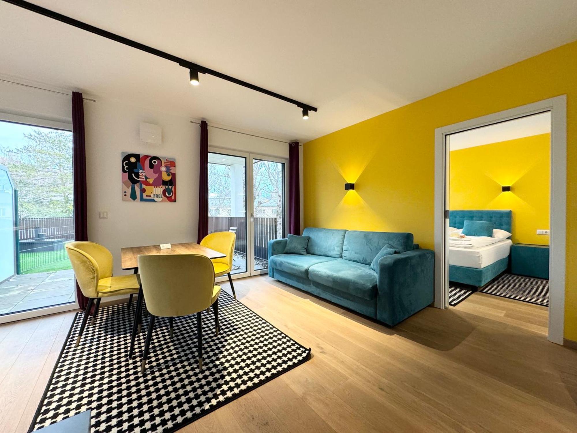 Wohnung Mit Terrasse + Parkplatz Vídeň Exteriér fotografie